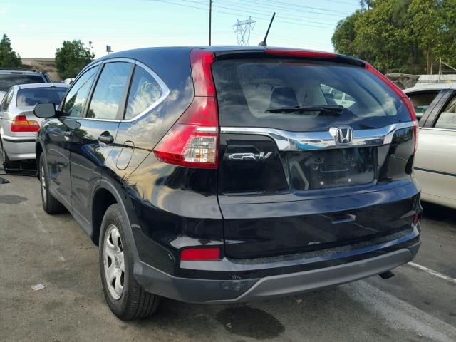 3CZRM3H31GG700542 - 2016 HONDA CR-V LX BLACK photo 3