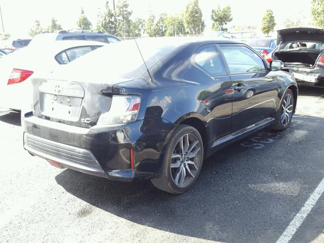 JTKJF5C76F3092420 - 2015 TOYOTA SCION TC BLACK photo 4