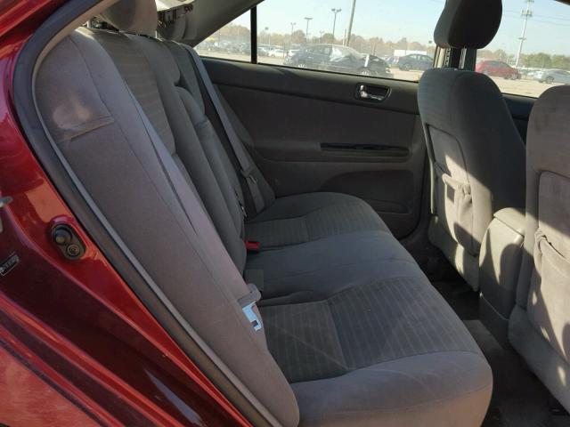 4T1BE32K35U078200 - 2005 TOYOTA CAMRY LE წითელი ფოტო 6