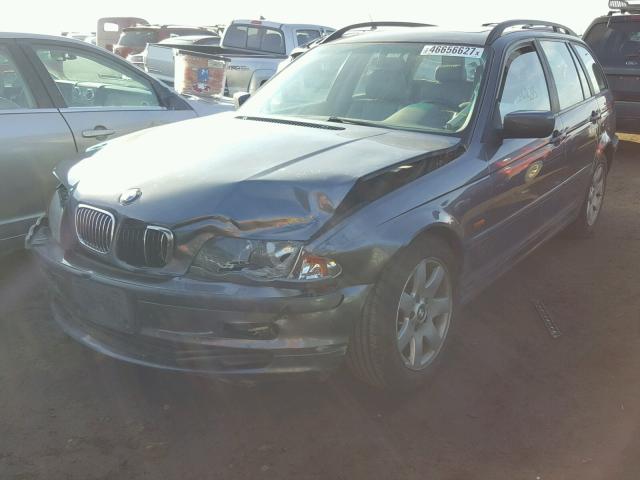 WBAAR3343YJM00468 - 2000 BMW 323 BLACK photo 2