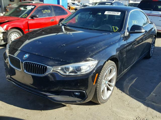 WBA4Z1C56JEC60170 - 2018 BMW 430I BLACK photo 2