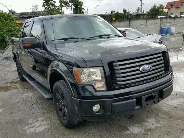 1FTEW1C82AKE73996 - 2010 FORD F150 BLACK photo 1