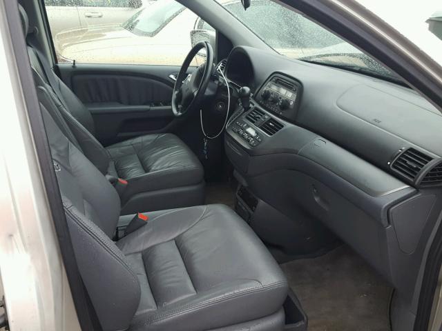 5FNRL38707B462104 - 2007 HONDA ODYSSEY EX SILVER photo 5