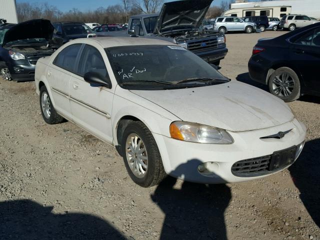 1C3EL56R82N291633 - 2002 CHRYSLER SEBRING LX WHITE photo 1