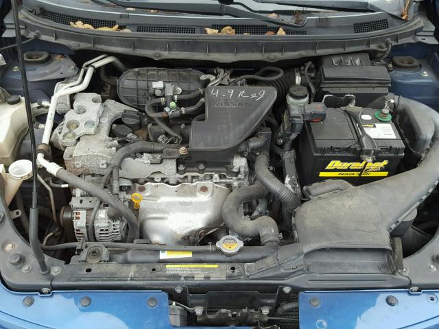 JN8AS58V79W172102 - 2009 NISSAN ROGUE S BLUE photo 7