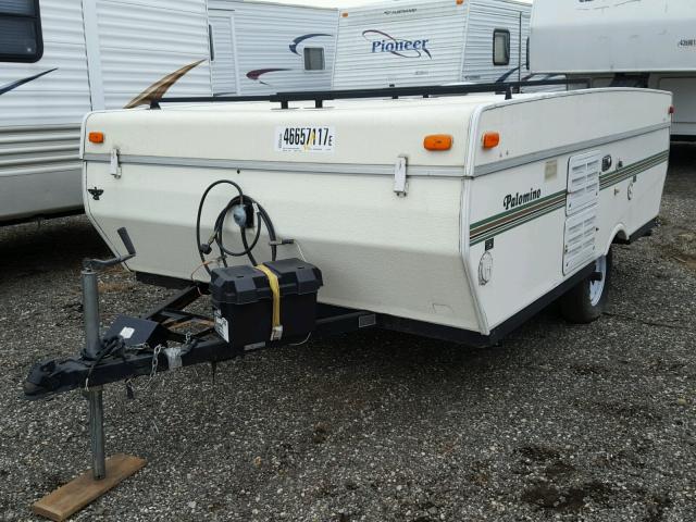 1PA100J1311099977 - 2001 PALO TRAILER WHITE photo 2