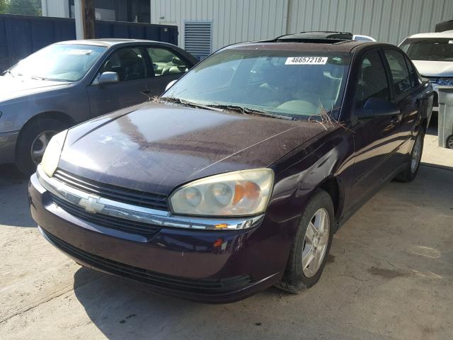 1G1ZT54804F111722 - 2004 CHEVROLET MALIBU LS PURPLE photo 2