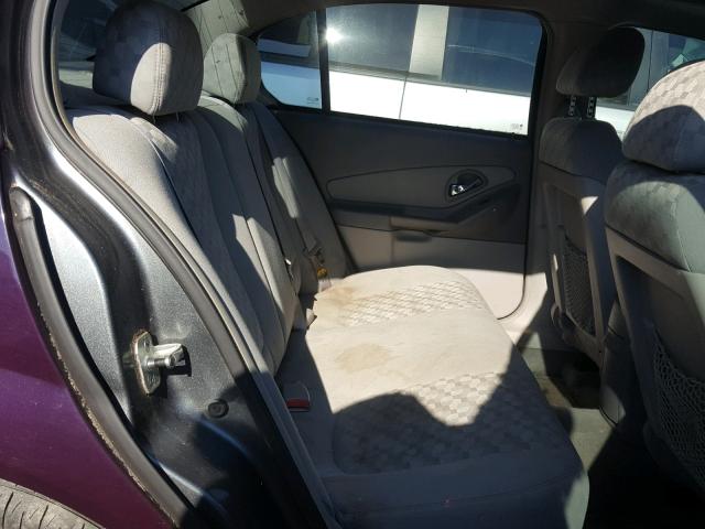 1G1ZT54804F111722 - 2004 CHEVROLET MALIBU LS PURPLE photo 6