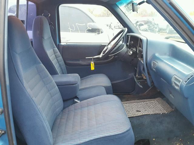 1FTCR10X8RPB04746 - 1994 FORD RANGER BLUE photo 5