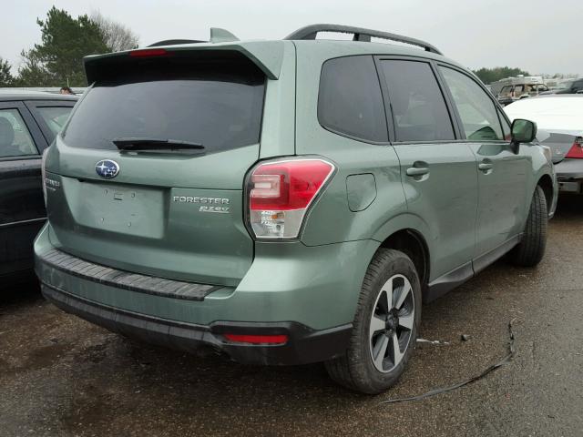 JF2SJAGC8HH559970 - 2017 SUBARU FORESTER 2 GREEN photo 4