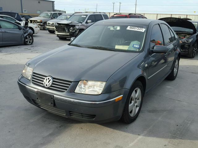 3VWSK69M24M008516 - 2004 VOLKSWAGEN JETTA GLS GRAY photo 2