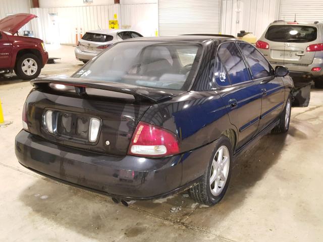 3N1BB51A61L002477 - 2001 NISSAN SENTRA SE BLACK photo 4