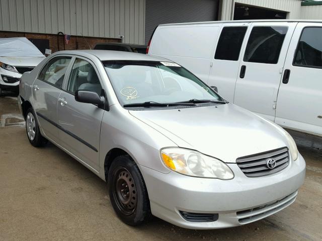 JTDBR32E642046368 - 2004 TOYOTA COROLLA CE SILVER photo 1