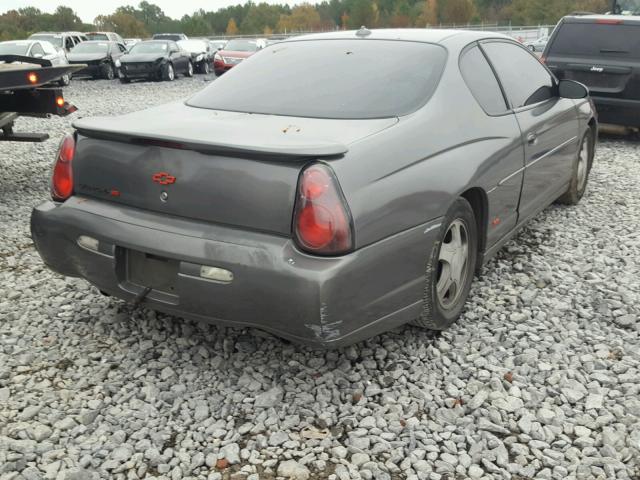 2G1WX12K649210343 - 2004 CHEVROLET MONTE CARL CHARCOAL photo 4