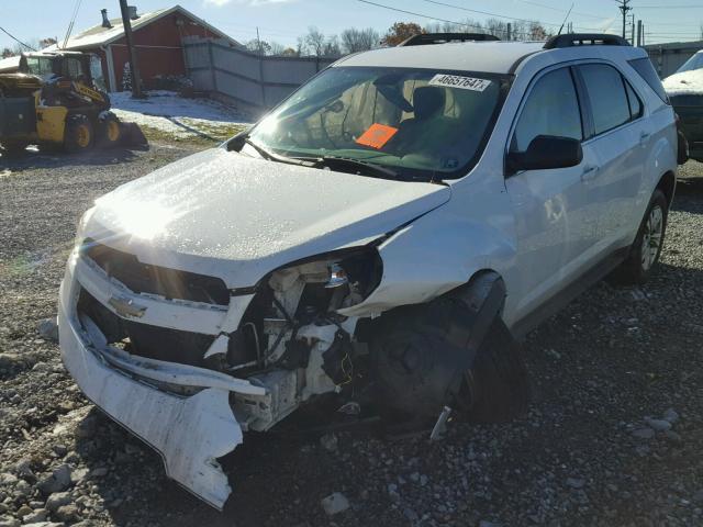 2CNFLCEW2A6212726 - 2010 CHEVROLET EQUINOX LS WHITE photo 2