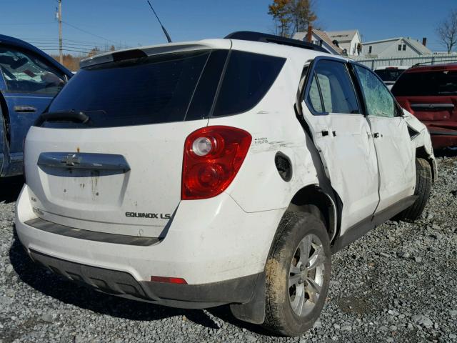 2CNFLCEW2A6212726 - 2010 CHEVROLET EQUINOX LS WHITE photo 4