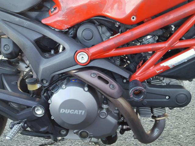 ZDM1RANN1DB062719 - 2013 DUCATI MONSTER 79 RED photo 7