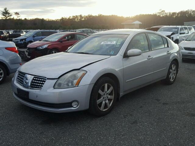 1N4BA41E14C864105 - 2004 NISSAN MAXIMA SE SILVER photo 2