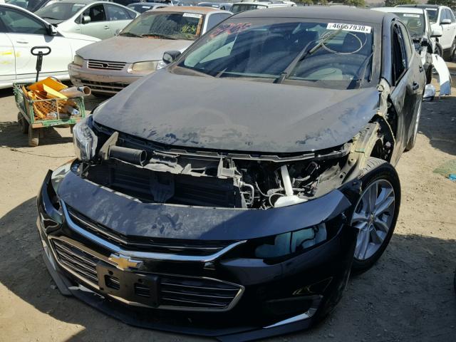 1G1ZJ5SU6GF343655 - 2016 CHEVROLET MALIBU HYB 黑色 照片 2