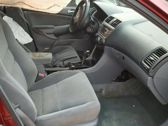 1HGCM56306A159637 - 2006 HONDA ACCORD SE BURGUNDY photo 5