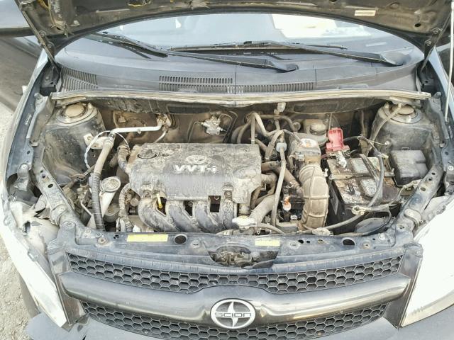 JTKKT624060162568 - 2006 TOYOTA SCION XA BLACK photo 7