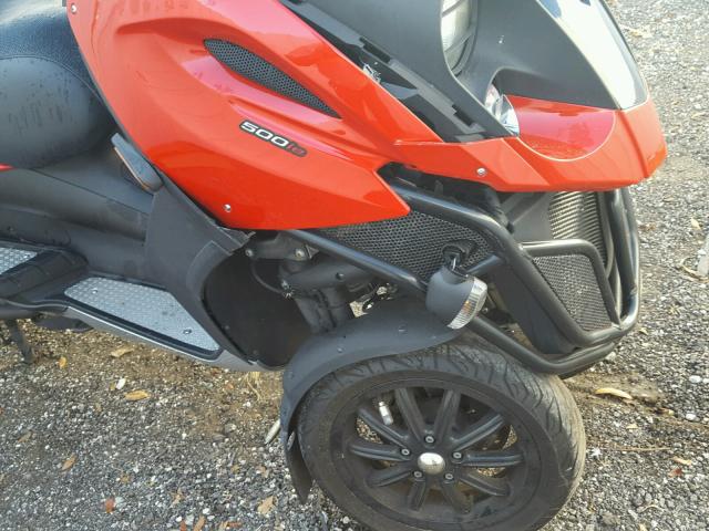 ZAPM610X6A5002065 - 2010 PIAGGIO MP3 500 RED photo 9