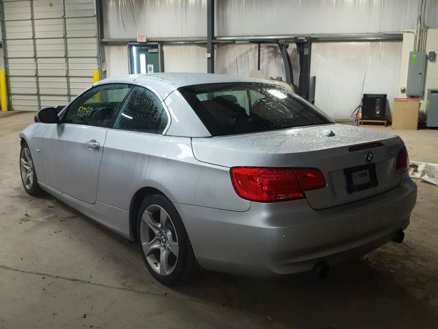 WBADX7C50CE745784 - 2012 BMW 335 I SILVER photo 3