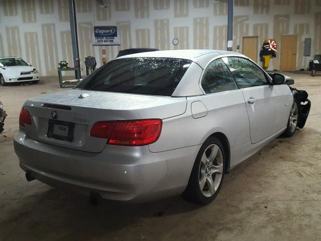 WBADX7C50CE745784 - 2012 BMW 335 I SILVER photo 4
