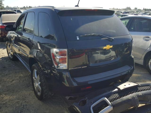 2CNDL937X86064390 - 2008 CHEVROLET EQUINOX SP BLACK photo 3