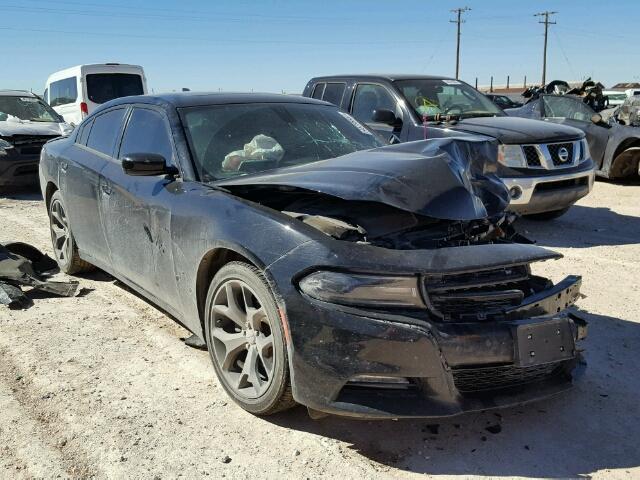 2C3CDXHG7GH155053 - 2016 DODGE CHARGER SX BLACK photo 1