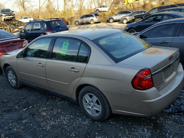 1G1ZT52845F263457 - 2005 CHEVROLET MALIBU LS GOLD photo 3