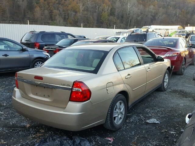 1G1ZT52845F263457 - 2005 CHEVROLET MALIBU LS GOLD photo 4