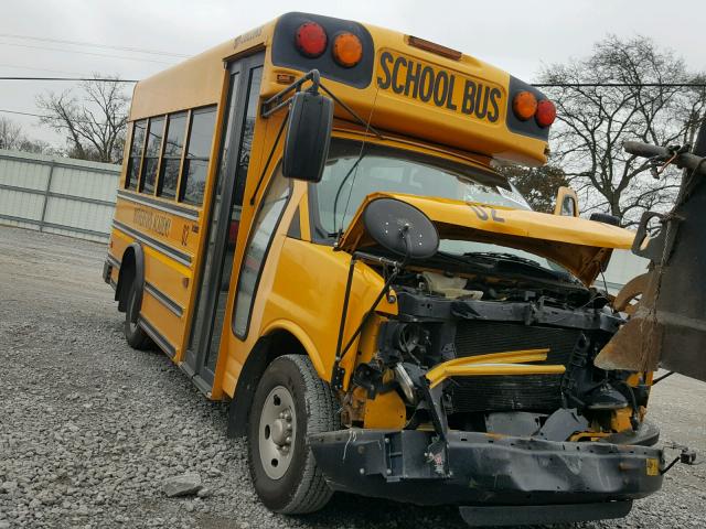 1GBHG31CX81221902 - 2008 CHEVROLET EXPRESS G3 YELLOW photo 1