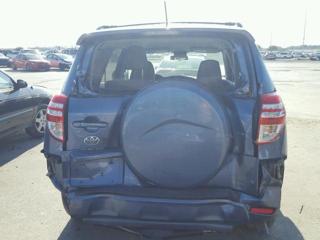 2T3ZF4DV8BW102633 - 2011 TOYOTA RAV4 BLUE photo 9