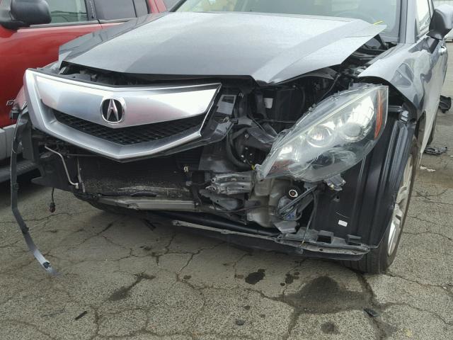 5J8TB2H52AA001375 - 2010 ACURA RDX TECHNO CHARCOAL photo 9