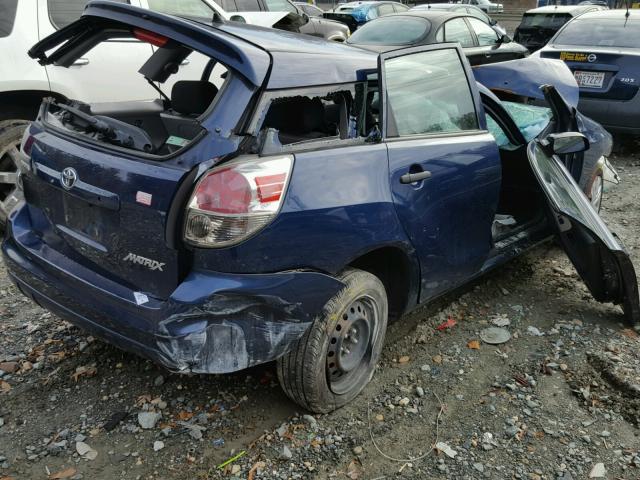 2T1KR32E07C681902 - 2007 TOYOTA COROLLA MA BLUE photo 4