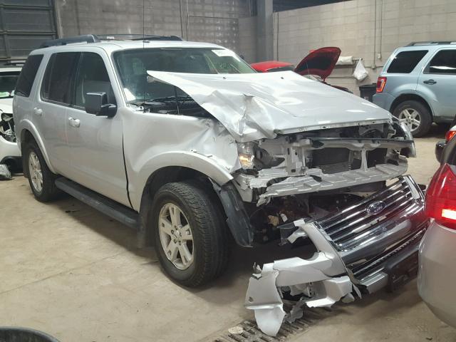 1FMEU7DE3AUA93742 - 2010 FORD EXPLORER X SILVER photo 1