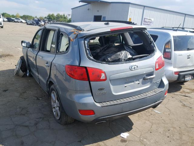 5NMSH13E58H136201 - 2008 HYUNDAI SANTA FE S SILVER photo 3