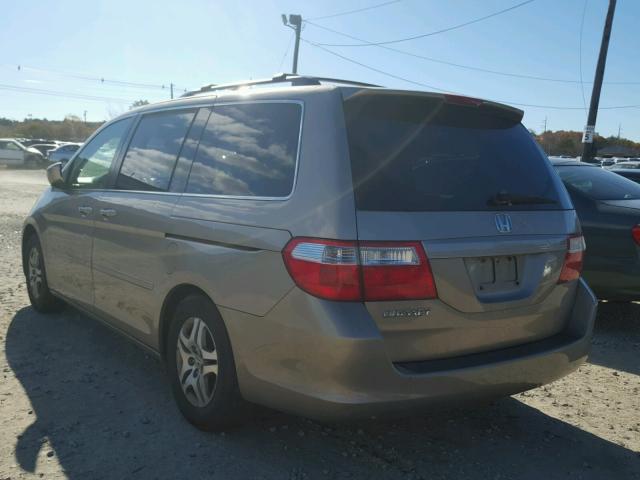 5FNRL38616B404492 - 2006 HONDA ODYSSEY BEIGE photo 3