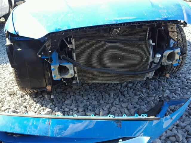 1FA6P8AM7H5230208 - 2017 FORD MUSTANG BLUE photo 9