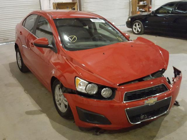 1G1JC5SH8E4154699 - 2014 CHEVROLET SONIC LT RED photo 1