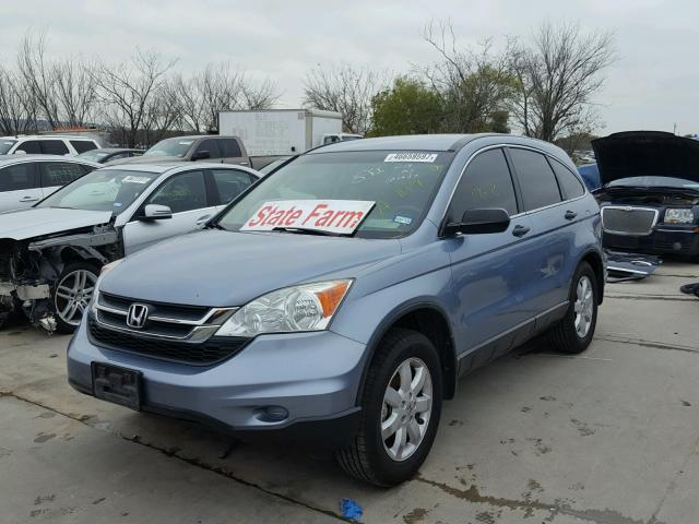 5J6RE3H43BL034396 - 2011 HONDA CR-V BLUE photo 2