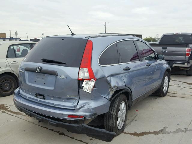 5J6RE3H43BL034396 - 2011 HONDA CR-V BLUE photo 4