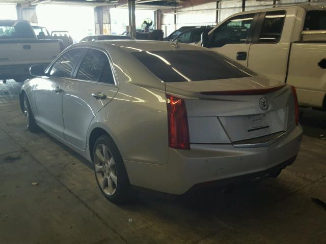 1G6AJ5SXXD0129817 - 2013 CADILLAC ATS PERFOR SILVER photo 3