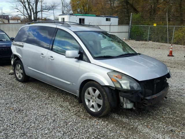 5N1BV28U14N344678 - 2004 NISSAN QUEST S SILVER photo 1