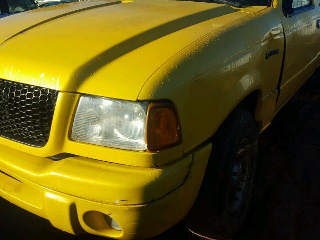 1FTYR44UX2PA74744 - 2002 FORD RANGER SUP YELLOW photo 9