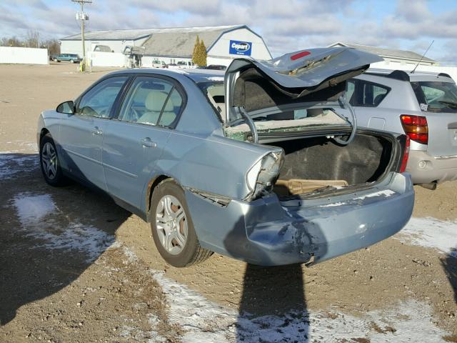 1G1ZS58N17F263323 - 2007 CHEVROLET MALIBU LS BLUE photo 3