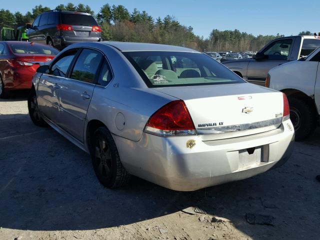 2G1WT57N091195768 - 2009 CHEVROLET IMPALA 1LT SILVER photo 3