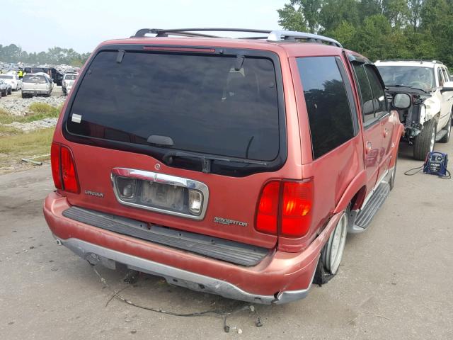5LMRU27A1YLJ04117 - 2000 LINCOLN NAVIGATOR 勃艮第红 照片 4