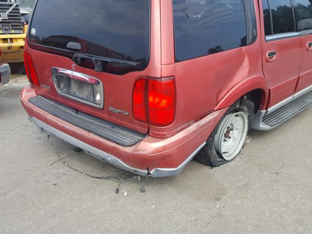 5LMRU27A1YLJ04117 - 2000 LINCOLN NAVIGATOR 勃艮第红 照片 9